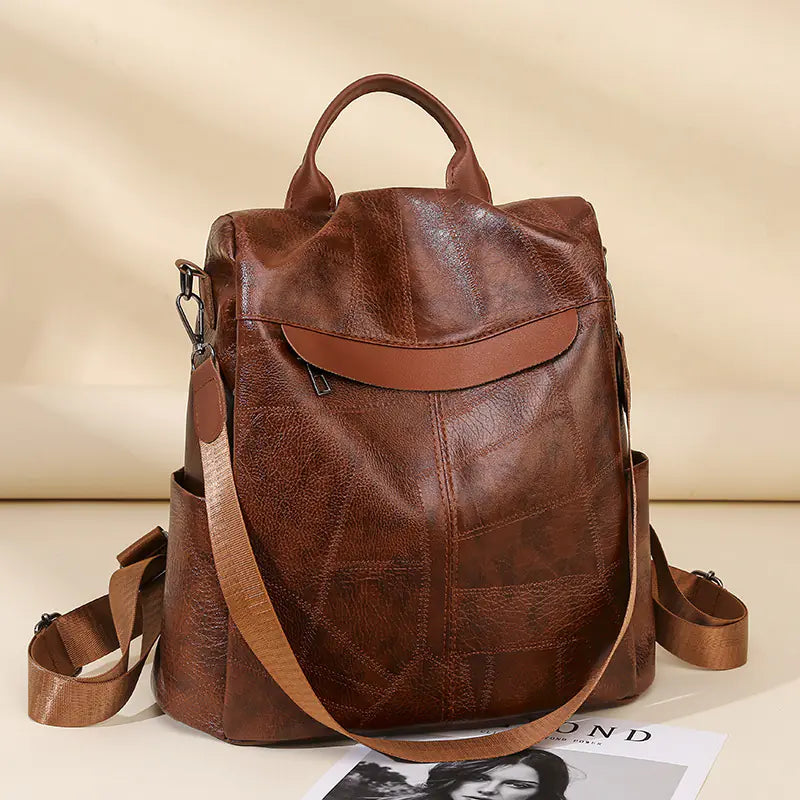The Rosewood - Leather Backpack