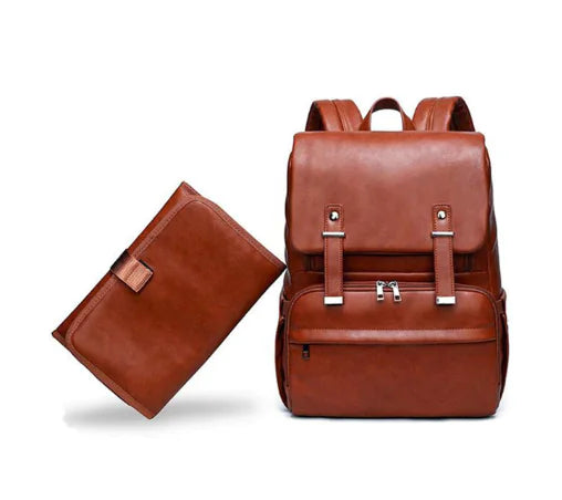 Mommy Carry - Waterproof Leather Backpack
