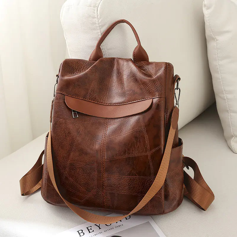 The Rosewood - Leather Backpack