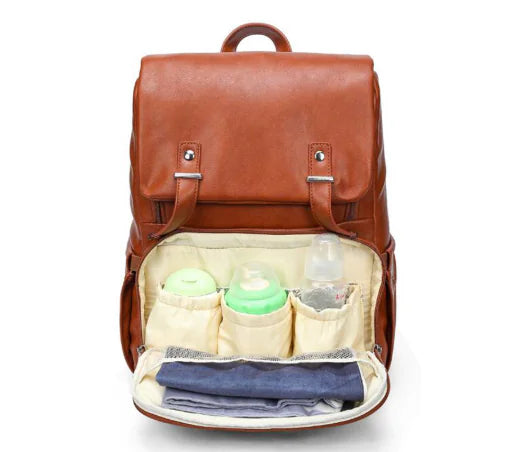 Mommy Carry - Waterproof Leather Backpack